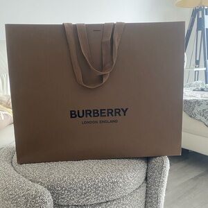 Large Burberry Paper Bag